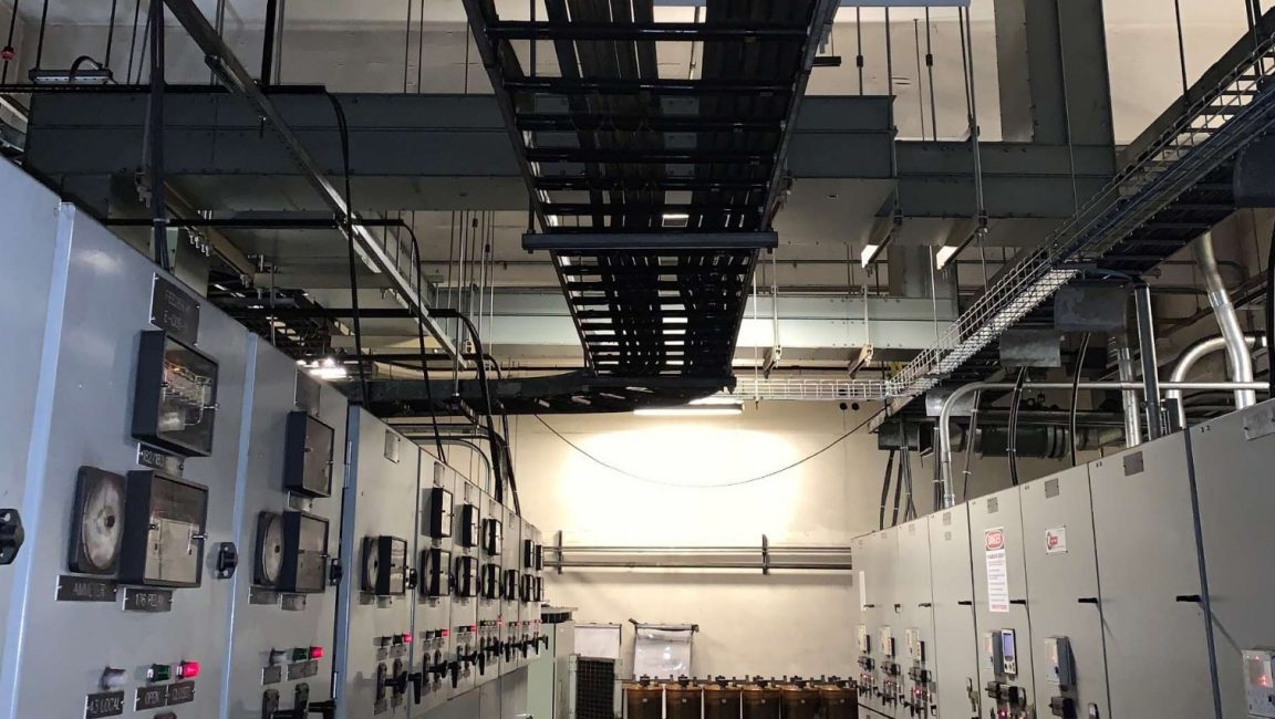 WMATA Rosslyn traction power substation cable tray replacement